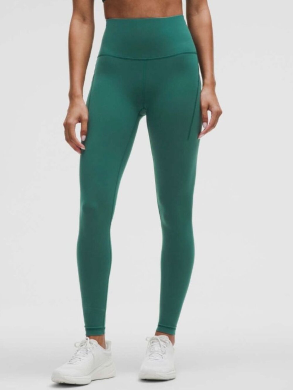 Lululemon Wunder Train High-Rise Tight 28" with Pockets - Storm Teal - Size 6